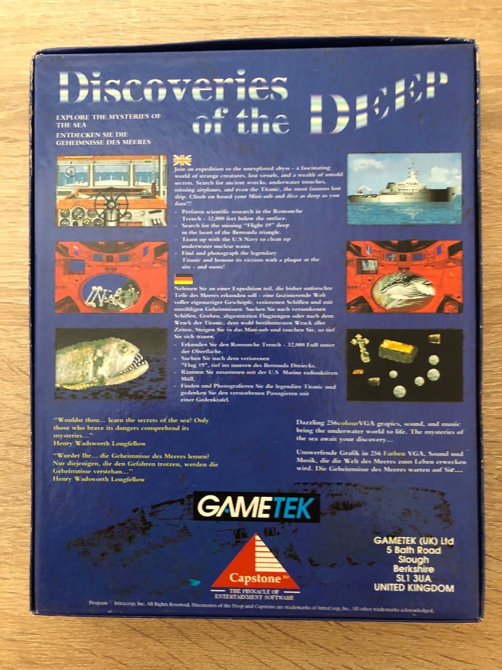 Microsoft Spiele: Discoveries of the deep PC CD Rom Big Box Computerspiel – Gebraucht aus Gasel von doctor_doak 1