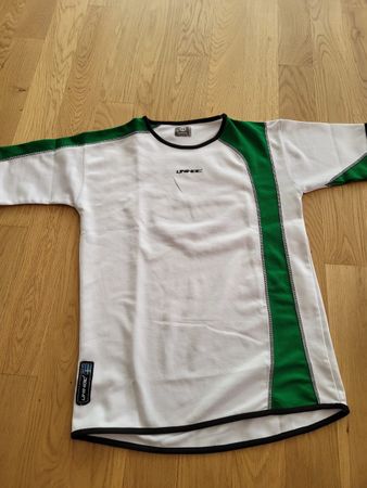 Unihoc Unihockey Trikot Shirt Grün/Weiss Grösse M