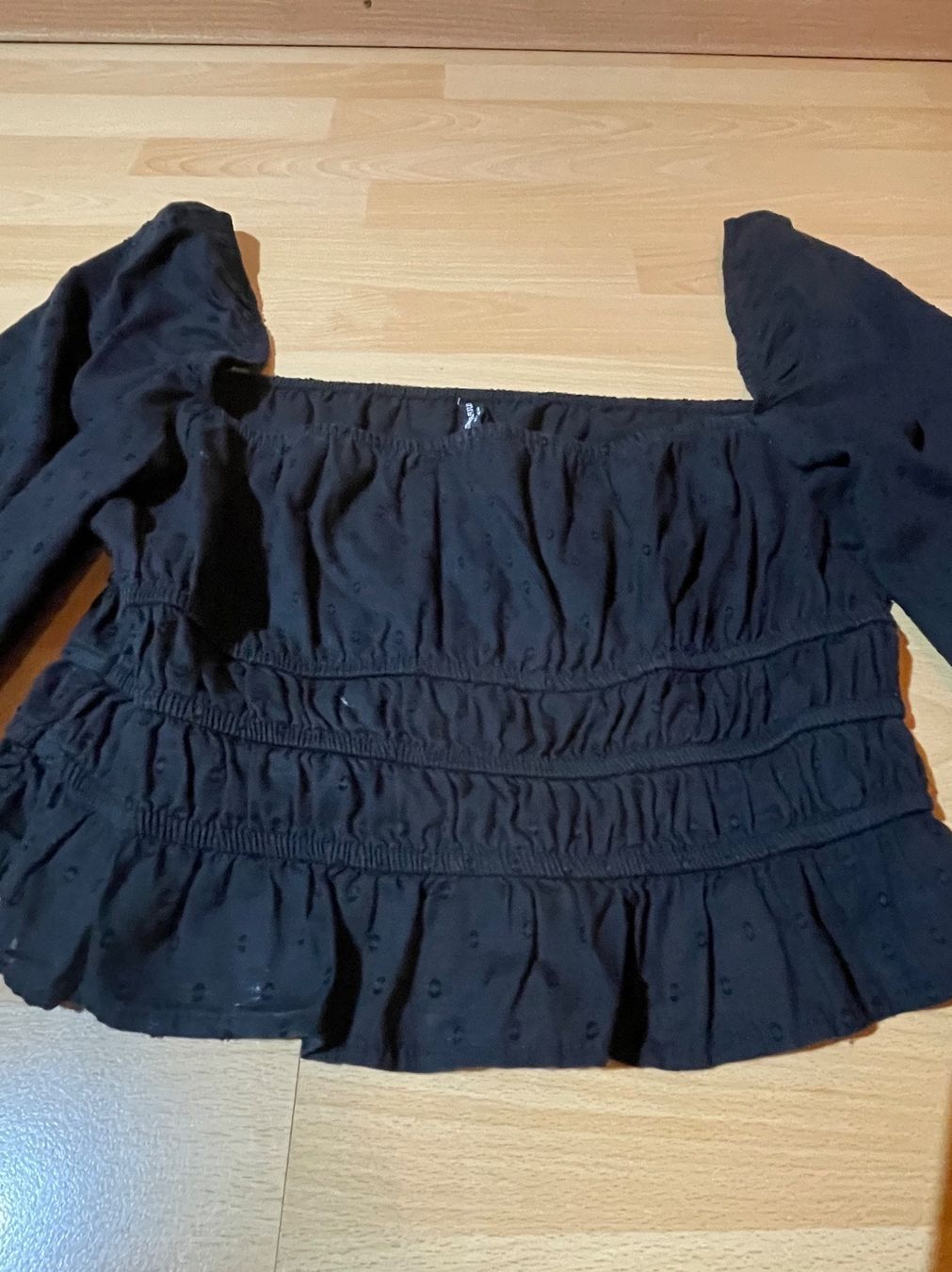 Stradivarius Camicette: Chemise noire Stradivarius – Usato da Chamoson venduto da daleva0204 1