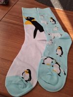 Socken mit Pinguine & Eisbären Motiv, Grösse 37- 42