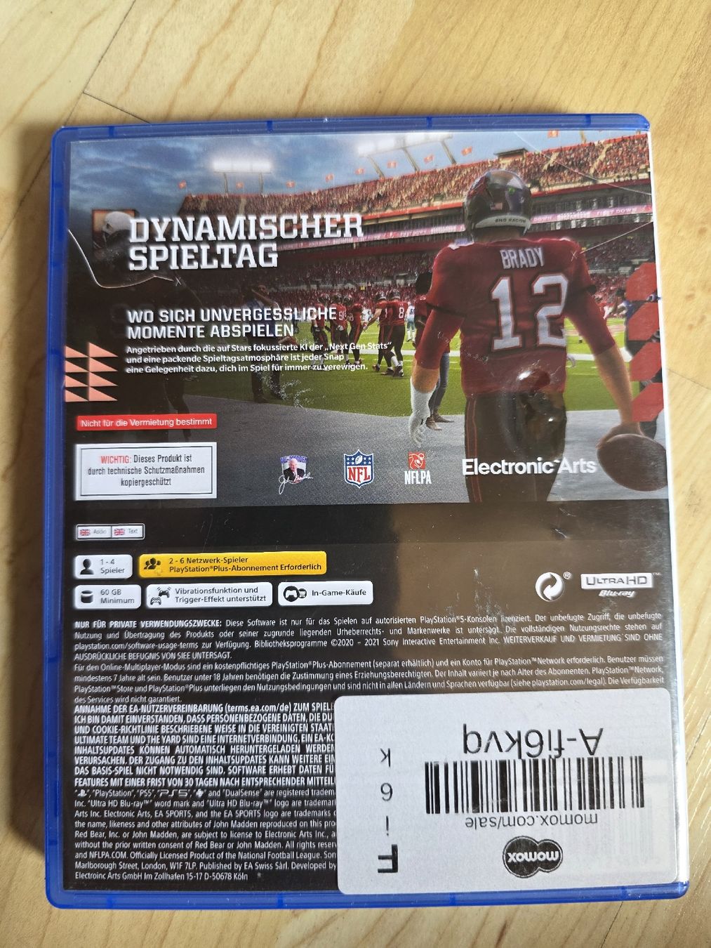 Spiele: Madden NFL 22 PS5 Spiel  – Gebraucht aus Ehrendingen von lax21 1