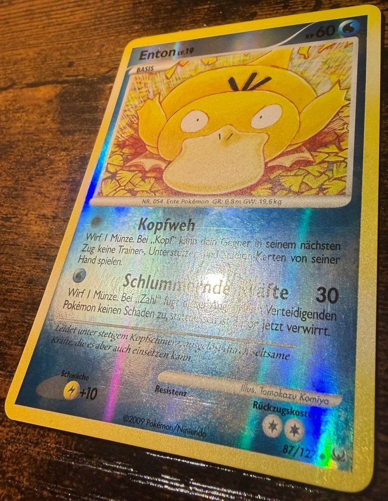 Pokémon Sammelbilder & Trading cards: Enton Reverse Holo 87 – Gebraucht aus Zürich von PEACECOCOON 1