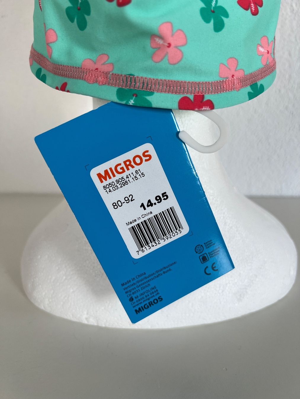 Migros Berretti & Sciarpe: UV 50+ Sonnenhut 80-92 – Nuovo e nell'imballaggio originale da Lengnau BE venduto da Rubin27 4