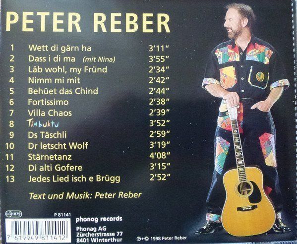 CD: Peter Reber (CD) Timbuktu – Usato da Zürich venduto da Tarafo5 1
