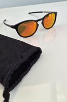 Sonnenbrille Oakley Pitchman R  Schwarz - Rot verspiegelt -