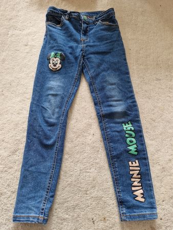 Jeans, Gr. 128, Minney Mouse, Disney, Hose, Hosen