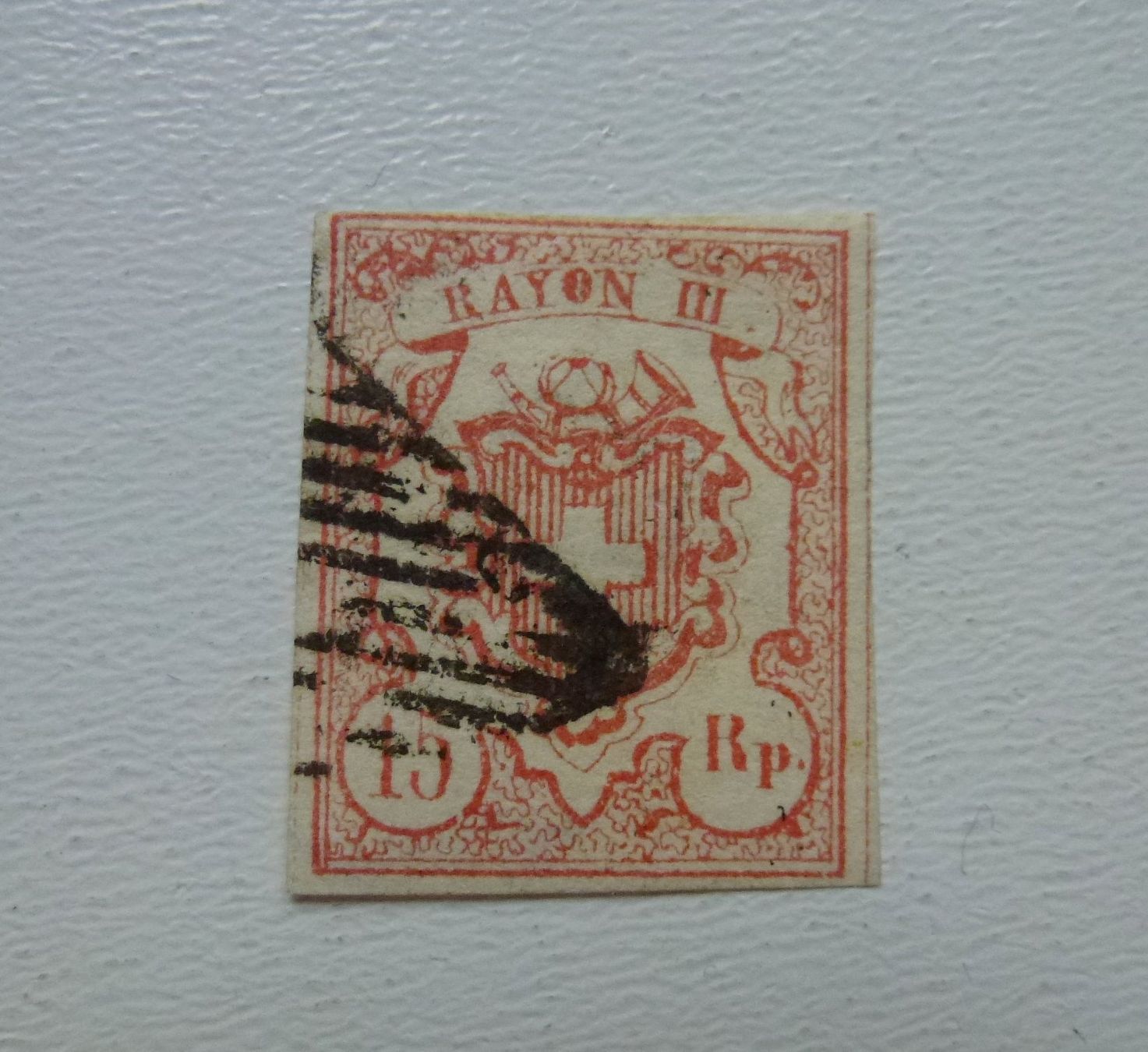 Alle Briefmarken: 1852 - Rayon III - Stein ML-I mit Attest – Gebraucht aus Walkringen von Casablanca777