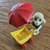 Fabuland 3602 - Bianca Lamm mit Kinderwagen (1980)