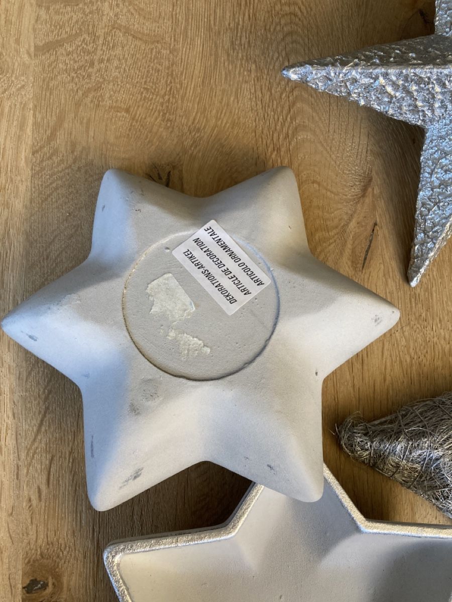 Tutte le decorazioni: Sternen Weihnachtsdeko silber – Nuovo (secondo la descrizione) da Frenkendorf venduto da silasho 4