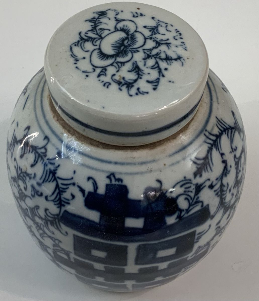 Tutte le decorazioni: Petit pot à gingembre double bonheur bleu/blanc – Usato da rolle venduto da Tontonjulot 3
