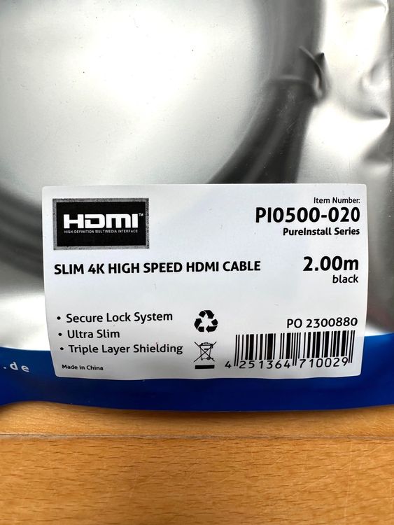 PureLink Kabel 4K High Speed HDMI Kabel 2.00m 2
