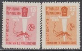 Dominikanische Republik 1962 Malaria-Eradication Paludisme‪