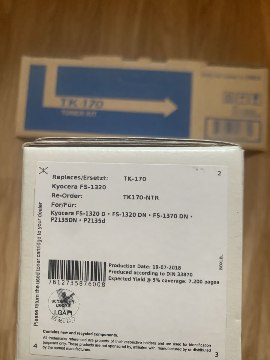 Kyocera Cartucce per stampanti & toner: Toner TK-170 – Nuovo e nell'imballaggio originale da Airolo venduto da Truzz 1