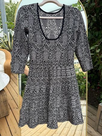 Kleid Herbstkleid Viskose Gr. S-36 