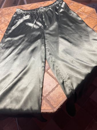 Chic pantaloni-Raso tg L-perfetto per primavera 👌estate