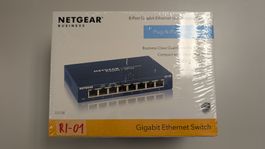 Neuer, ungebrauchter Netgear GS108GE Gigabit Switch, OVP!