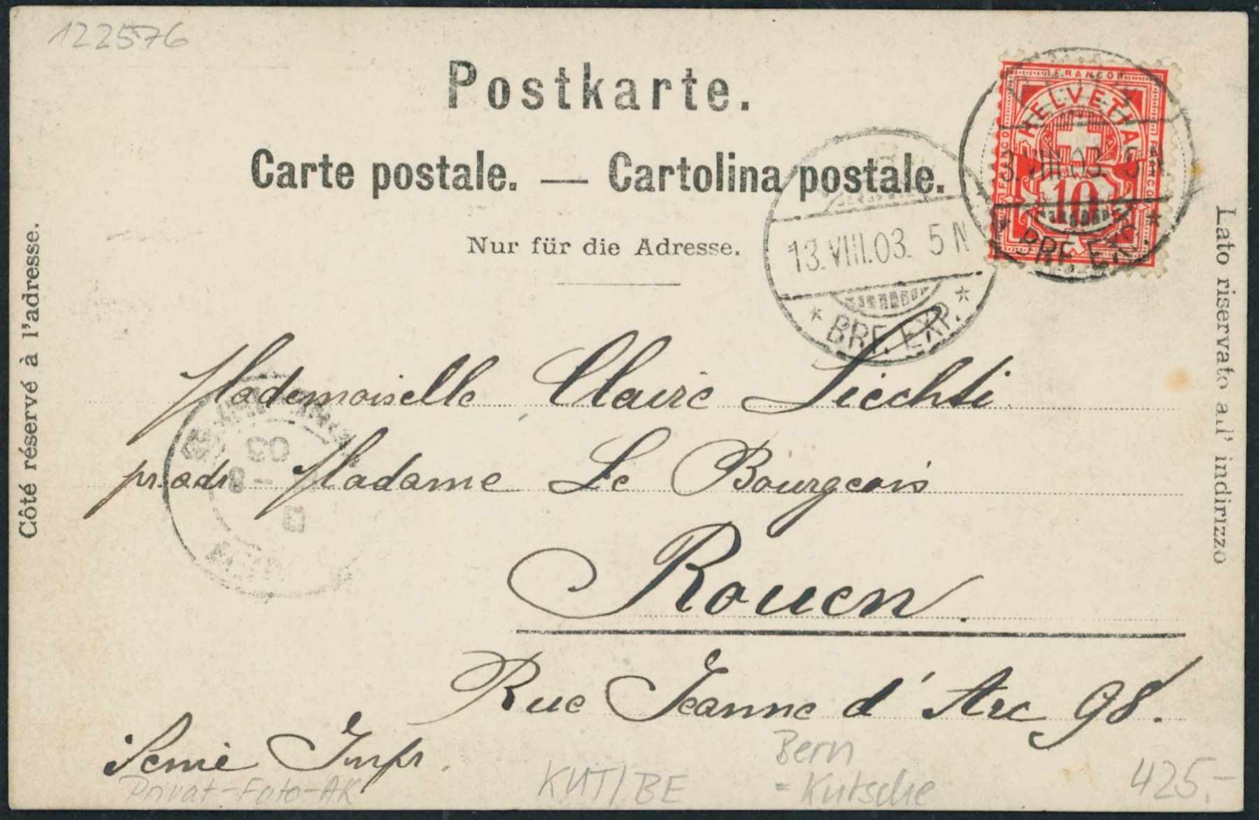 Cartoline postali: BE Bern - Kutsche – Usato da Schindellegi venduto da leecollect 1