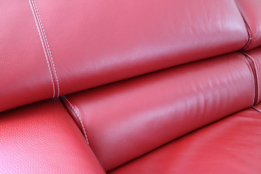 Divani: CALIA Italia Designer Leder-Ecksofa Rubinrot – Usato da Seengen venduto da ackleca 6