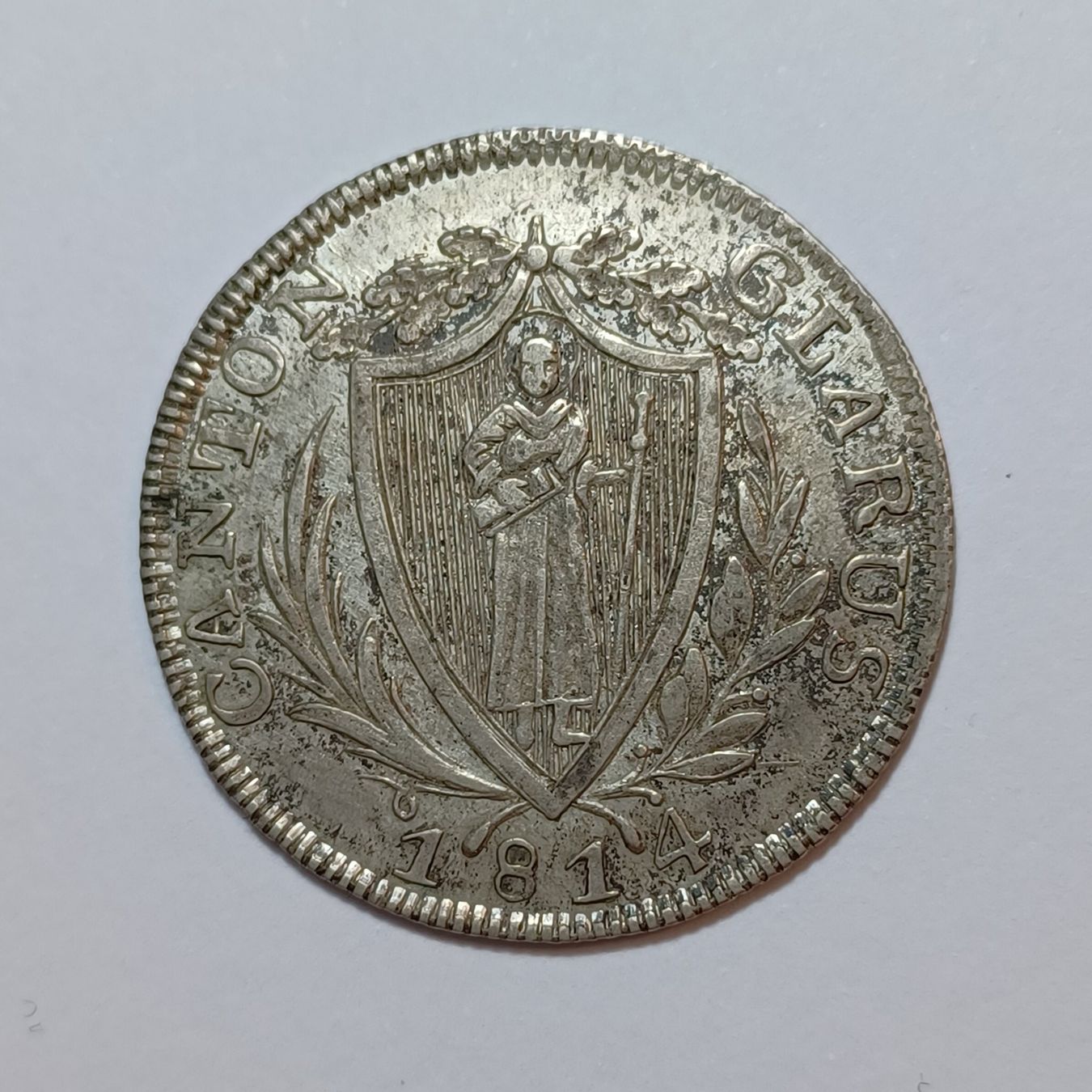 Tutti le monete: 15 Schillinge 1814 Glarus vz – Usato da Pfäffikon ZH venduto da Schweizer_Muenzen 1