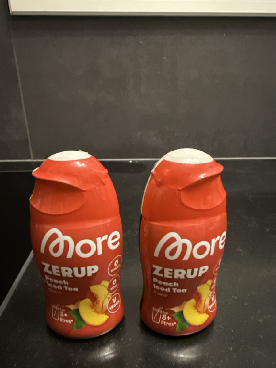 More Nutrition Aliments & Spécialités: More Zerup Peach Iced Tea Sirup  – Neuf avec emballage d'origine à Ermenswil par jessica288