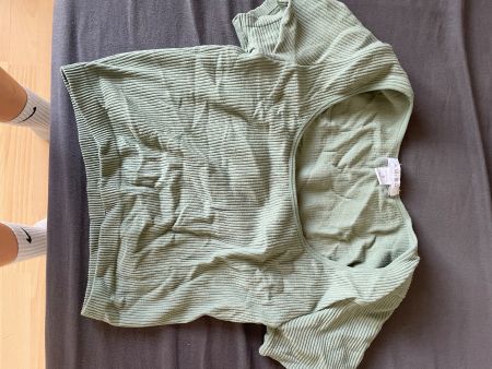 Damen T-Shirt Amisu gerippt grün Grösse S guter Zustand