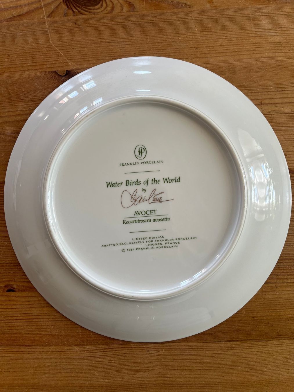 Piatti: Franklin Porcelanteller – Usato da Nidau venduto da ClaraSchumann 2