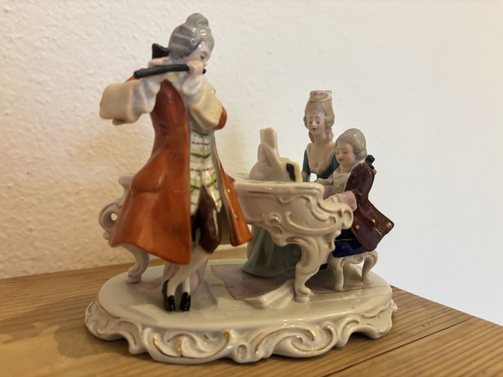 Antike Porzellanfigur von Sitzendorf: Trio musiziert (Gebraucht) in ...