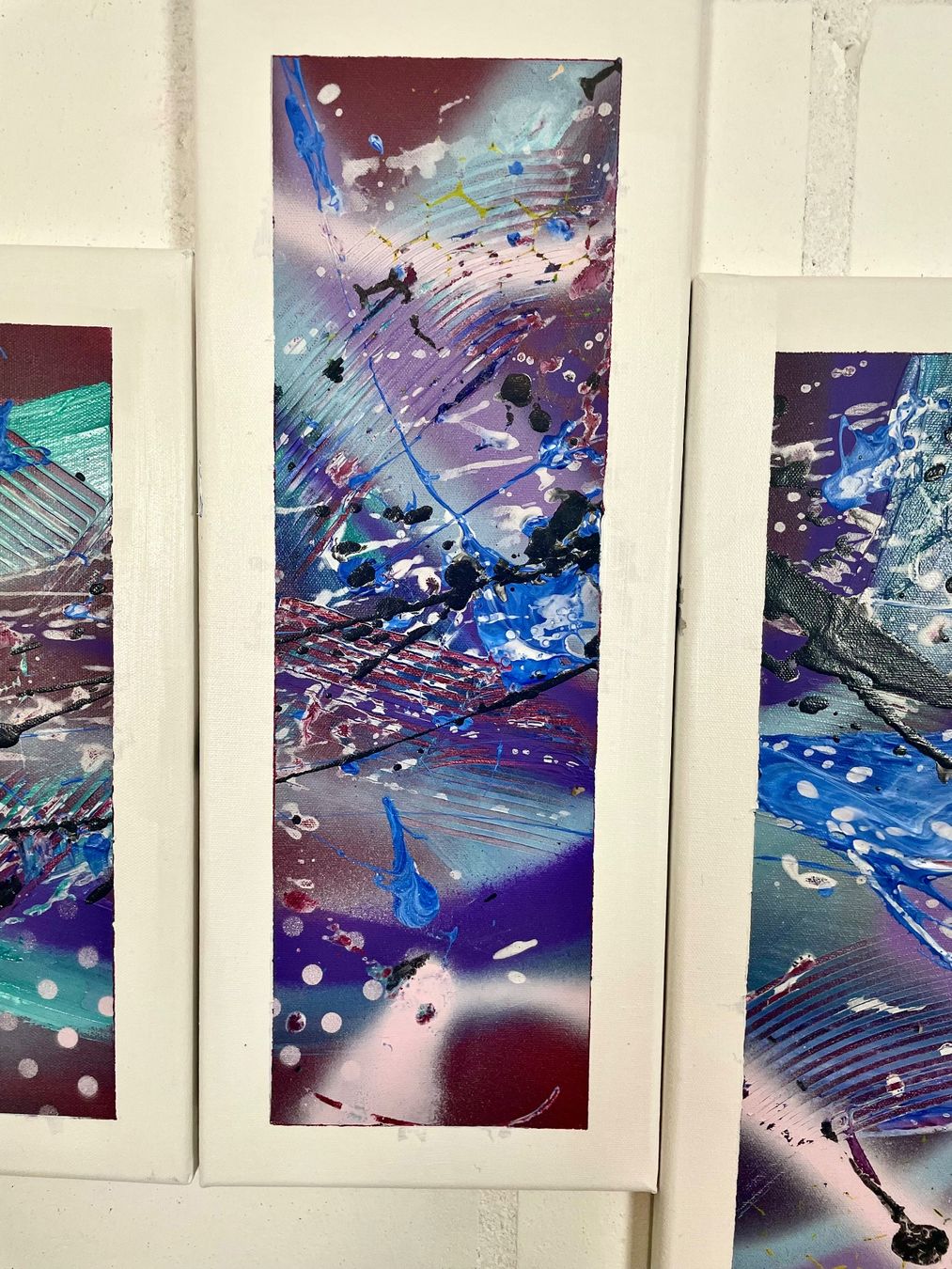 Gemälde: Gemälde Acrylbild abstrakt 60 x 160 cm – Neu und originalverpackt aus Aarburg von Nikys-Woods 4