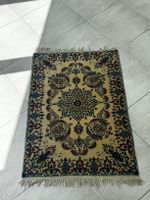 Perser Teppich, Beige Blau, 110x75cm, Top Zustand!
