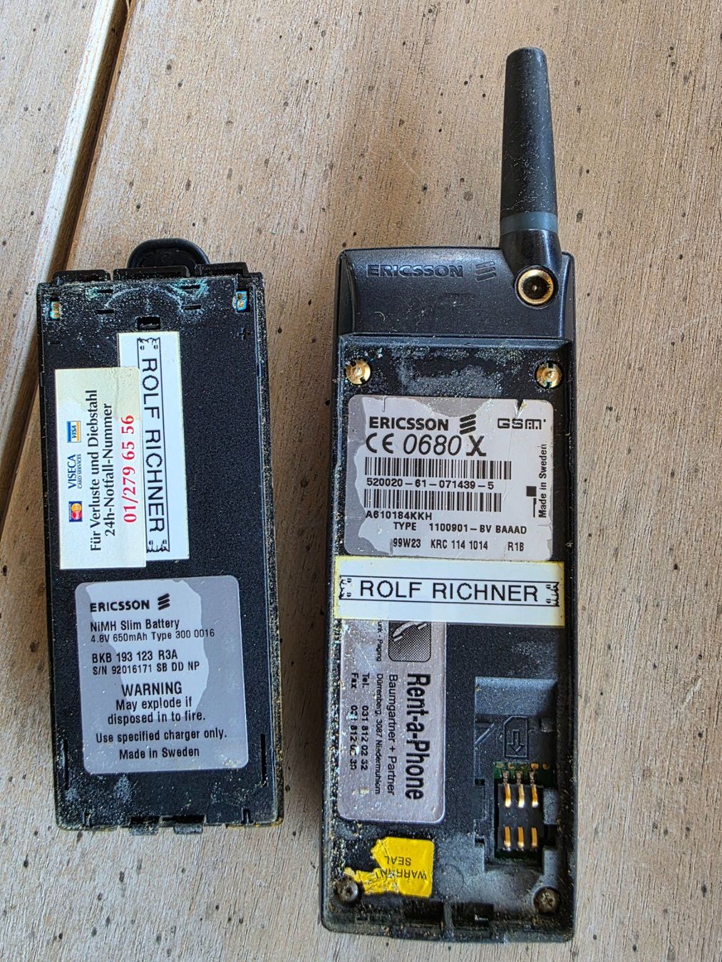 Ericsson Telefoni cellulari / Smartphones: Vintage Handy Telefon Ericsson A1018s – Difettoso da Walterswil BE venduto da Lonitti 3