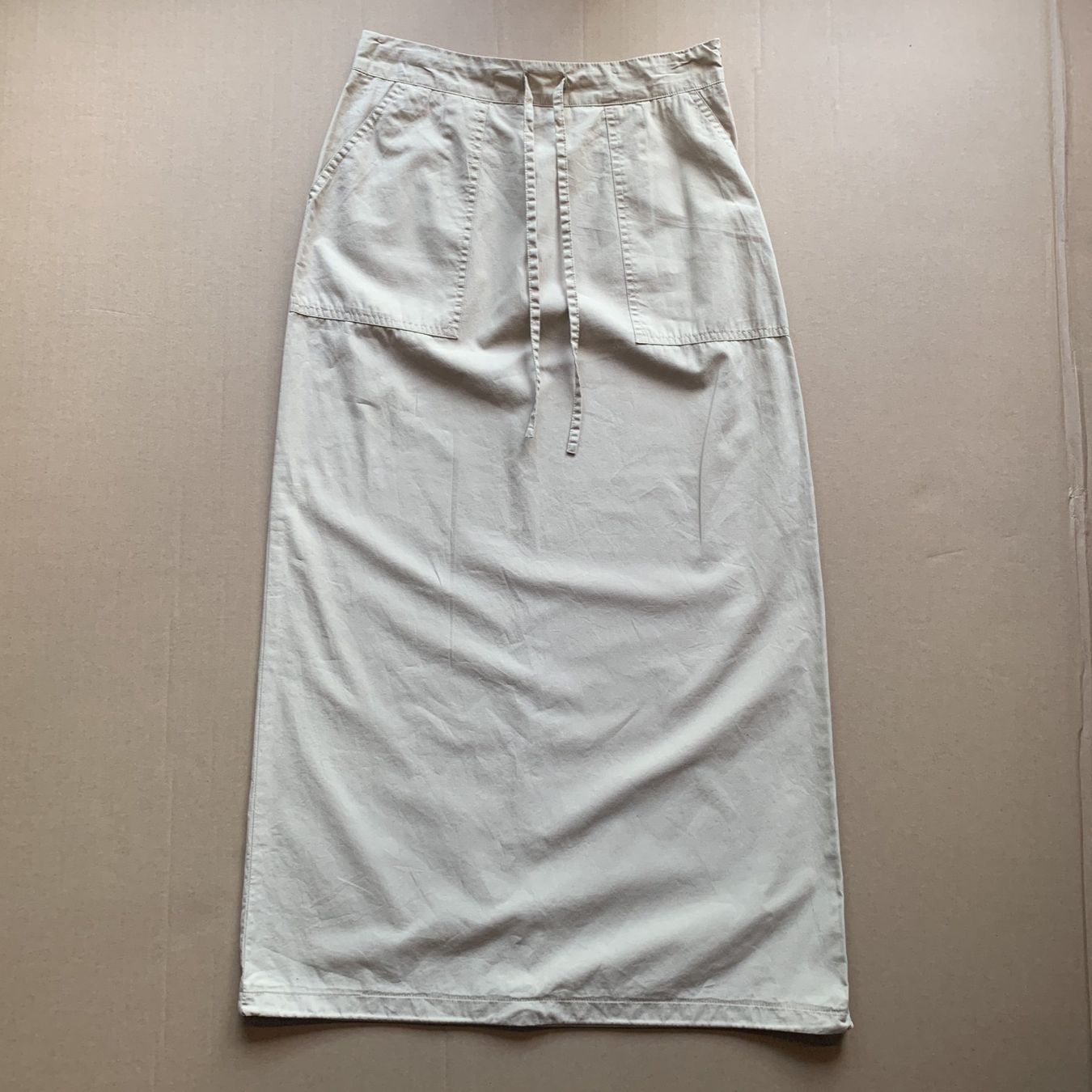 Röcke: Maxirock aus 100 % Baumwolle in Beige – Gebraucht aus Chalais von Decoarts.art 1