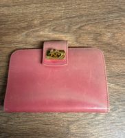 Salvatore Ferragamo Vintage Leder Agenda Planer Rosa