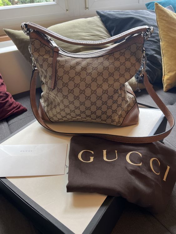 Gucci supreme canvas tote Bag Medium top Zustand 1