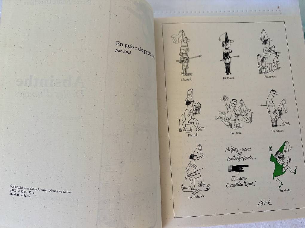 Libri: Absinthes Drôles d'images  – Usato da St-Blaise venduto da Poussinnette01 2
