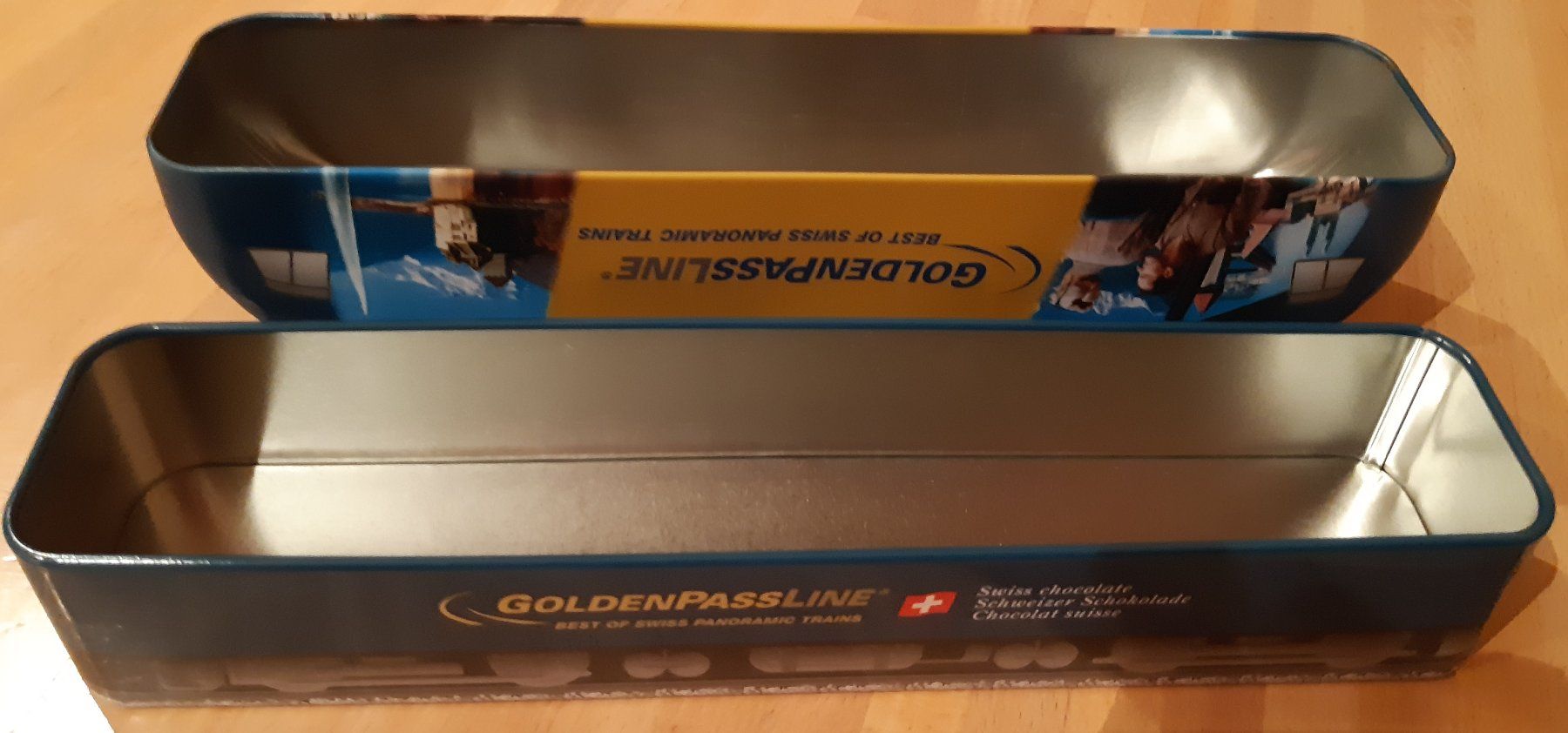 Barattoli: Kunst-Blechdose; "GoldenPassLine" – Usato da Trubschachen venduto da MarianneJ01 3