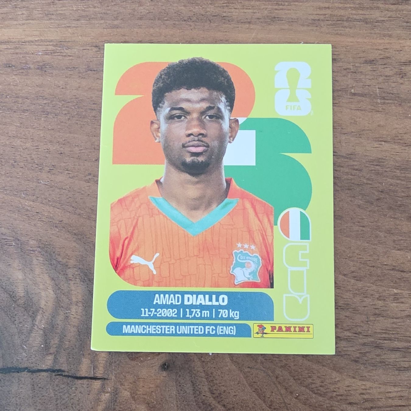Panini Cartes à collectionner: Panini CIV7 Amad Diallo  – Neuf avec emballage d'origine à Buchs AG par LogoParts