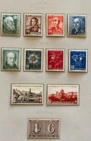 BRIEFMARKEN PRO JUVENTUTE 1942/43 PRO PATRIA & HELVETIA