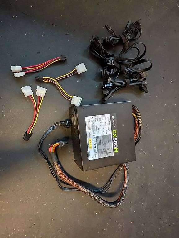 Corsair Componenti elettronici: Corsair CX 500M Modulares Netzteil – Usato da Gommiswald venduto da Derbeth01 3
