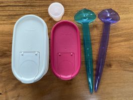 Tupperware Set Behälter, Salatbesteck, Top Zustand
