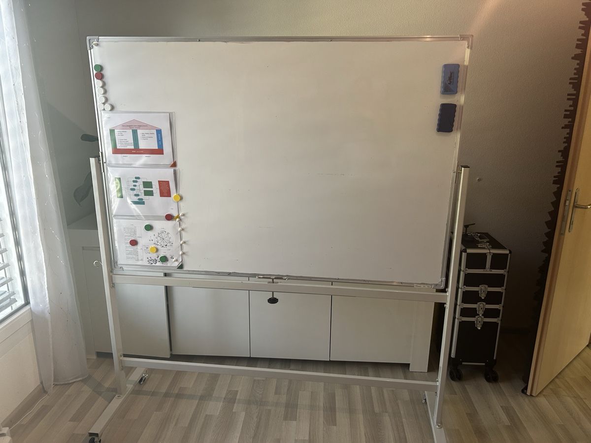Lavagne: Mobiles Whiteboard 150x100cm – Usato da Zetzwil venduto da schwetlick85 1