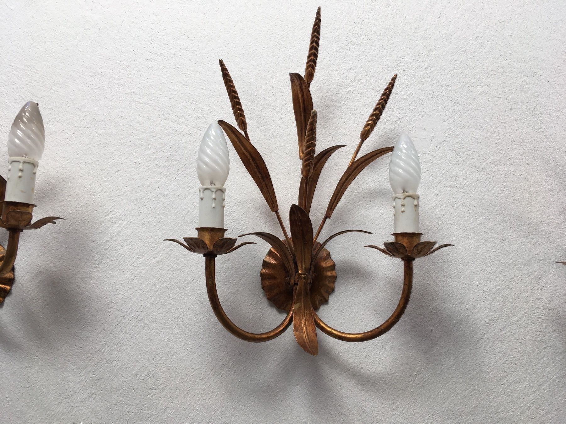 Lampade: Set d’applique épis de blé fer forgé – Usato da Vernier venduto da Leandro055 2