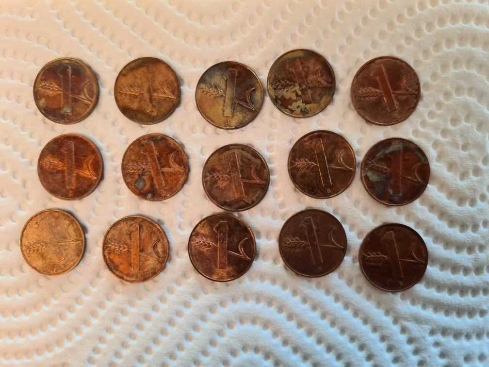 Tutti le monete: 15x 1 Räppler von 1958 – Usato da Zell LU venduto da Jamaila 1
