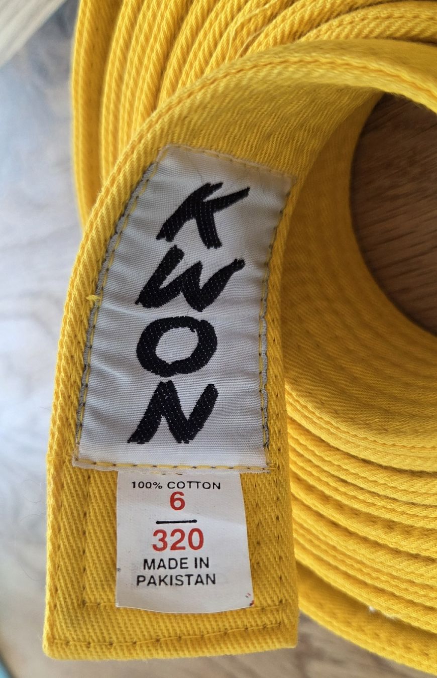 Internationale Kunst: kwon Karate Judo Gurtel Gelb Grösse 6 320cm – Neu (gemäss Beschreibung) aus Beinwil am See von gabipetrovay 2