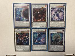 Yugioh Synchro Paket 6X Secret Rare in super Zustand
