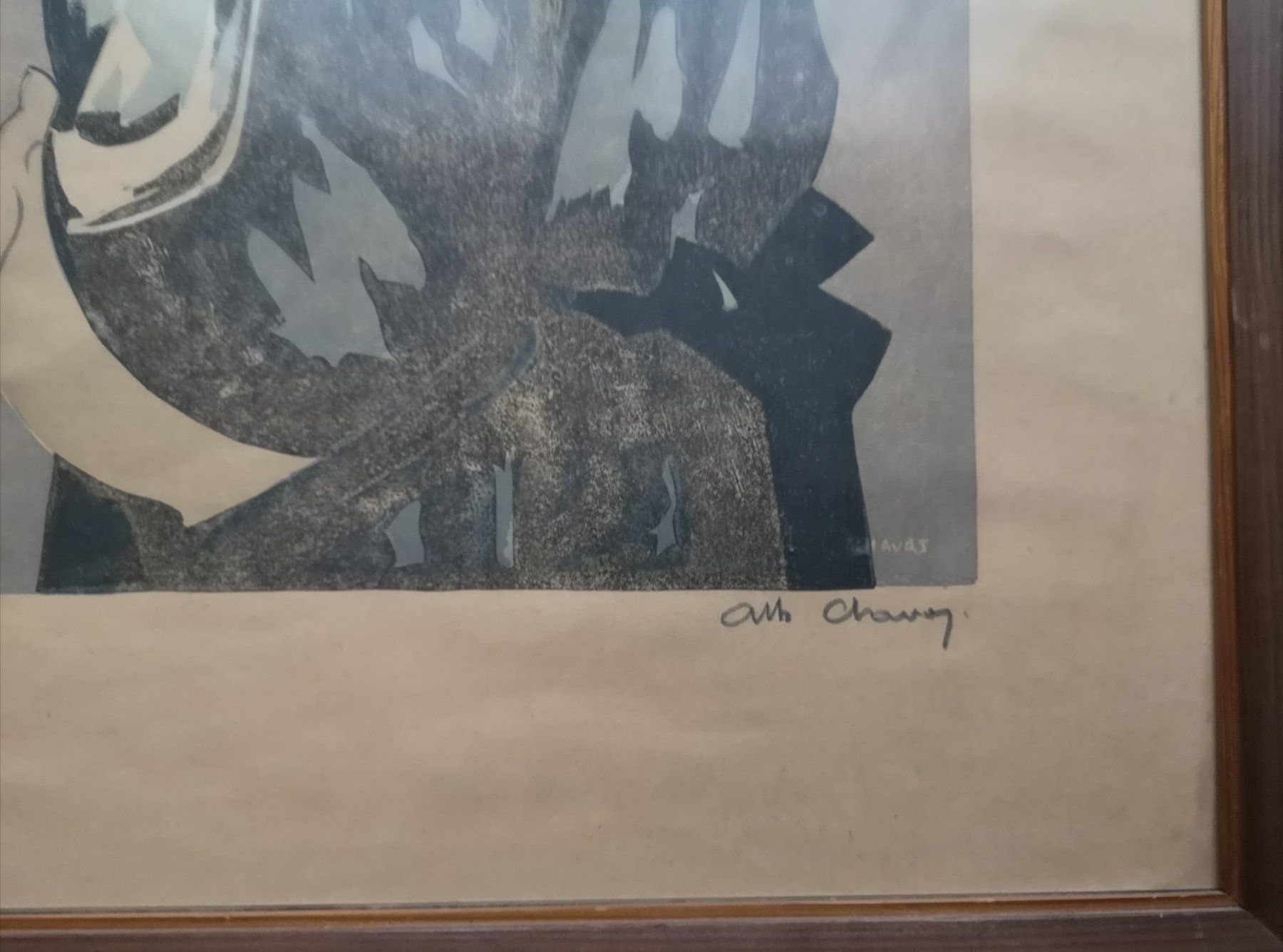 Incisioni: Grande linogravure d'Albert Chavaz rare – Usato da Conthey venduto da Cathlouz 1