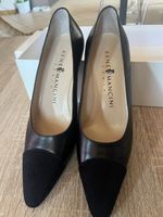 Escarpins René Mancini cuir noir taille 36 état neuf