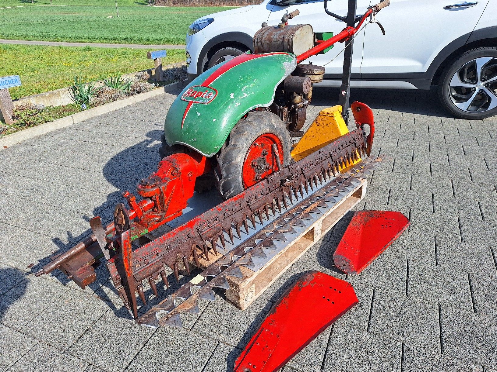 Aebi Tagliaerba: Rapid U Basco Motormäher 3 Messer – Difettoso da Auw venduto da Zuendapp1952