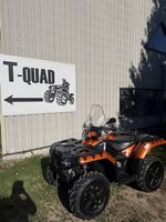 ATV Quad 4x4 : Polaris Sportsman 850XP + Chenilles/Raupenkit