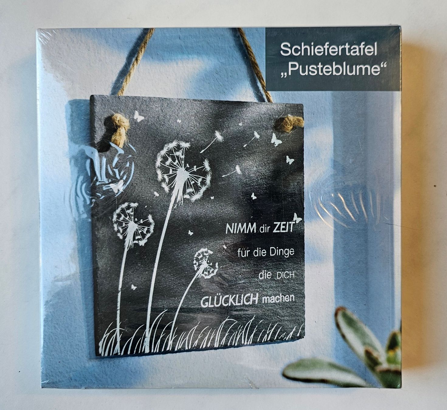 Tutte le decorazioni: Schiefertafel mit Spruch, Wanddeko, Geschenk – Nuovo e nell'imballaggio originale da Witterswil venduto da Regus