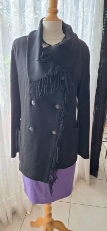 Veste noire à franges Cop. Copine 40/42